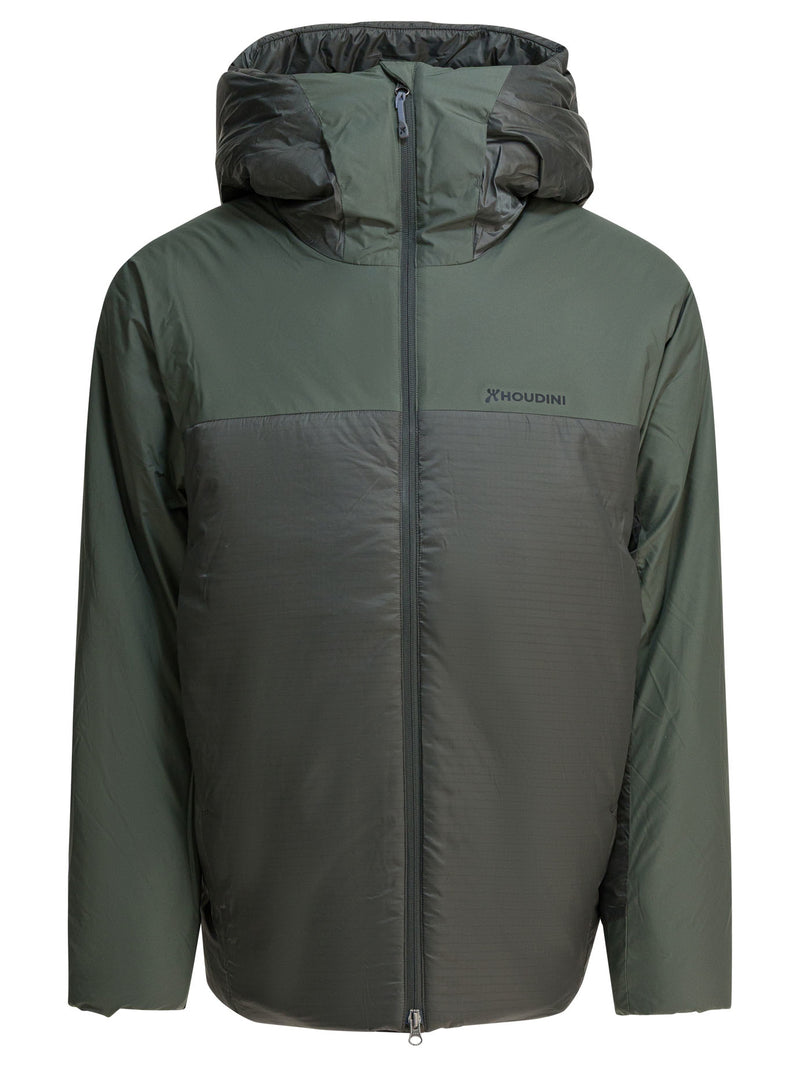 Houdini Sportswear Houdini Sportswear Men's Green Recycled Polyester Jacket - World Class Fashion