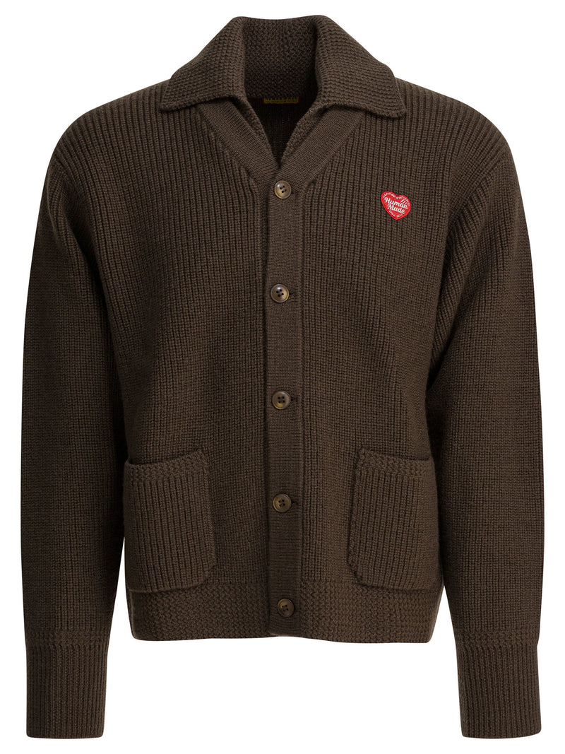 Human Made Cárdigan de Lana Marrón para Hombre Human Made - World Class Fashion