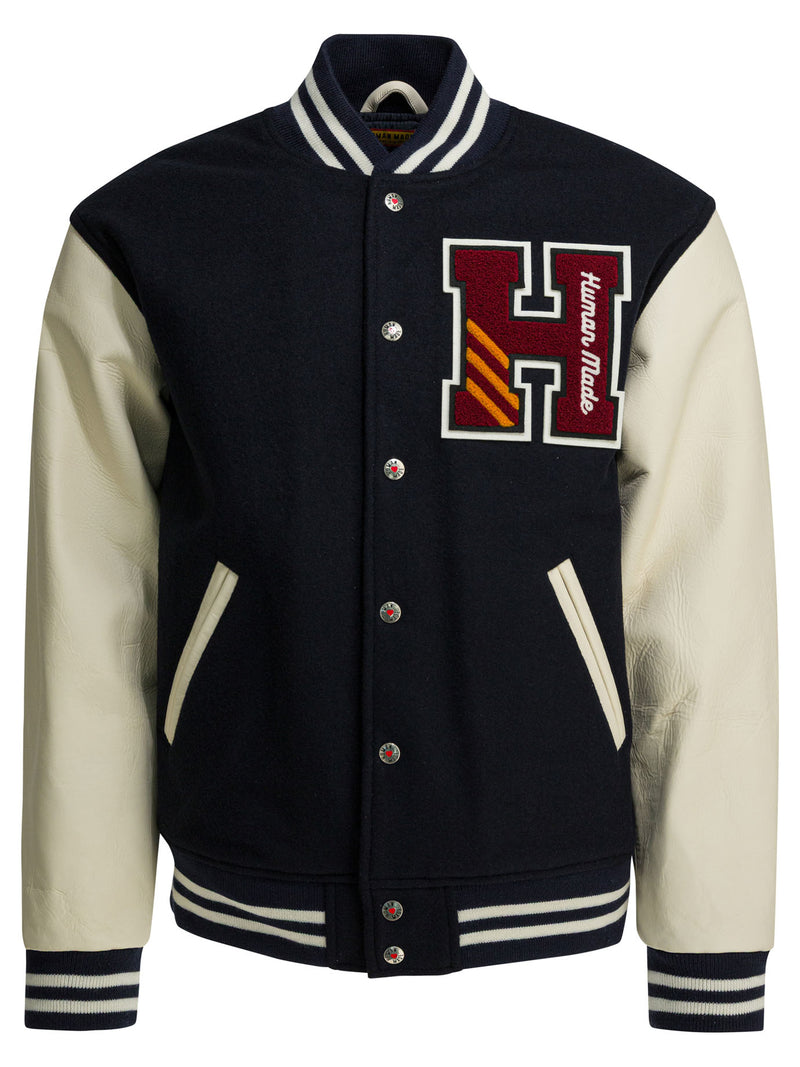 Human Made Human Made Wool Nylon Jacket Navy Men - World Class Fashion