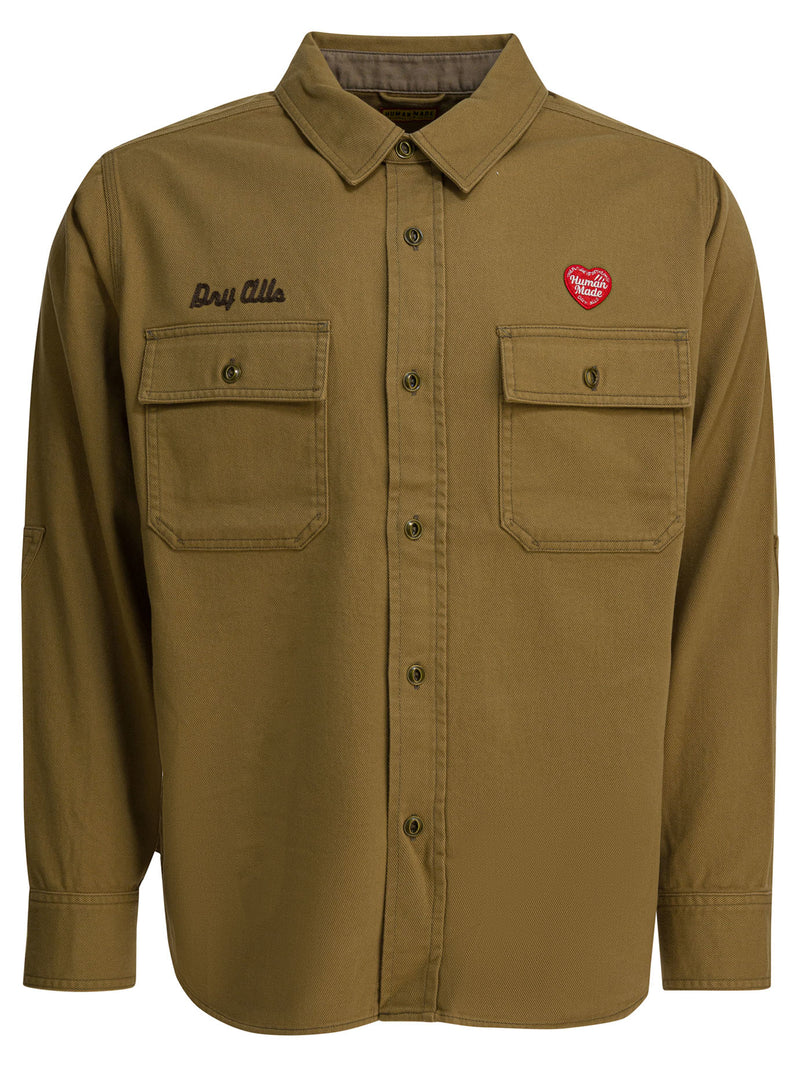 Human Made Human Made Work Overshirt Jacket Beige Men - World Class Fashion