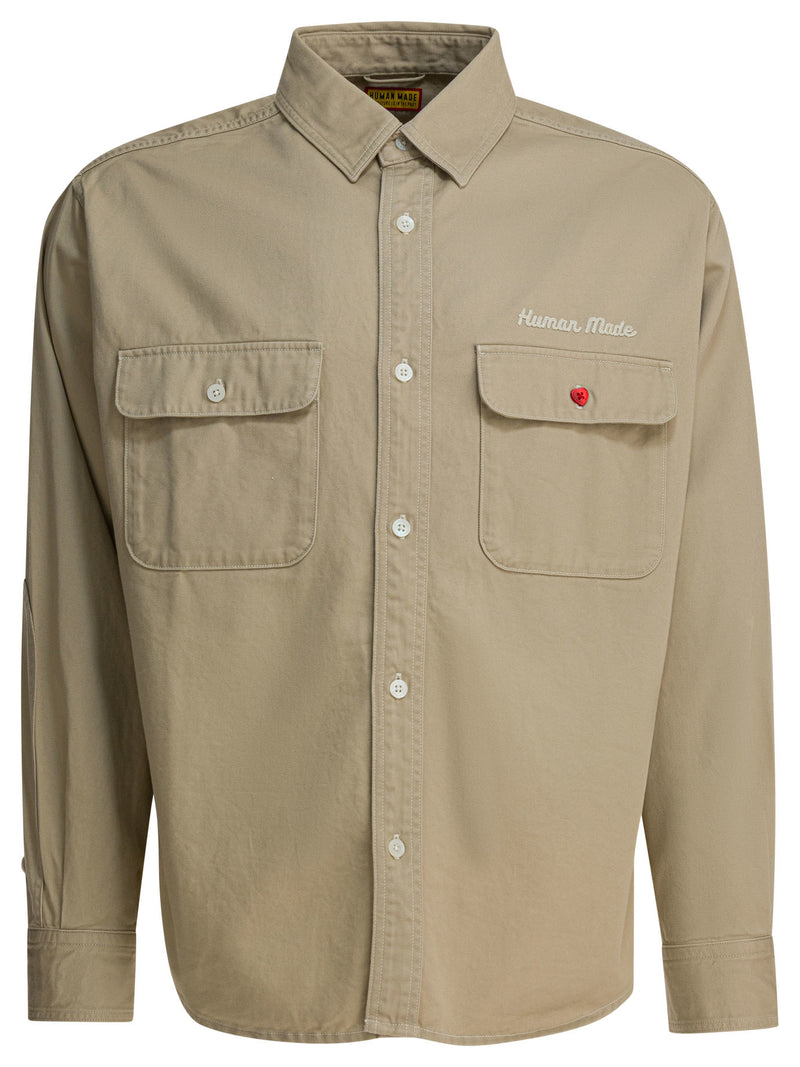 Human Made Human Made Overshirt Jacket Beige Men - World Class Fashion