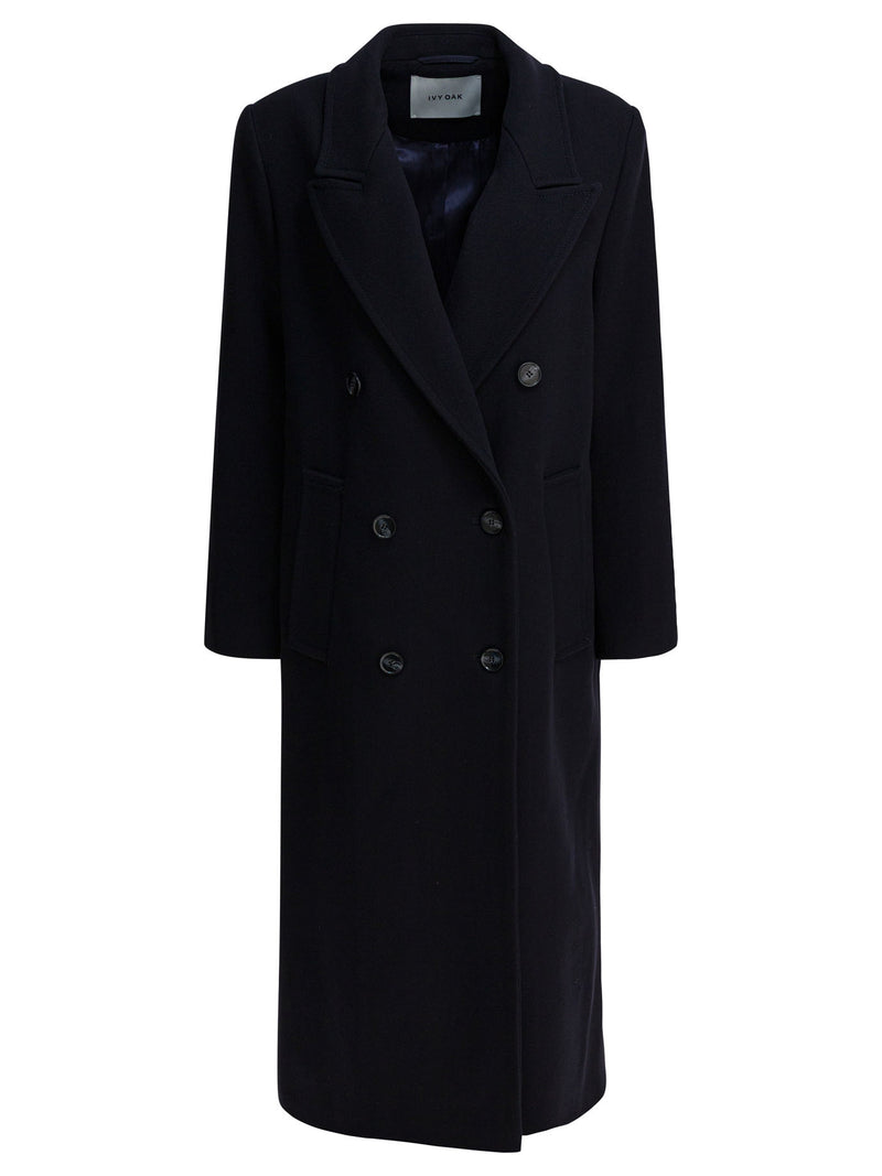 Ivy Oak Chaqueta de lana azul Ivy Oak Clemence para mujer - World Class Fashion