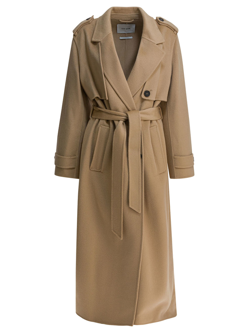 Ivy Oak Chaqueta de lana beige Colette Ann de Ivy Oak para mujer - World Class Fashion
