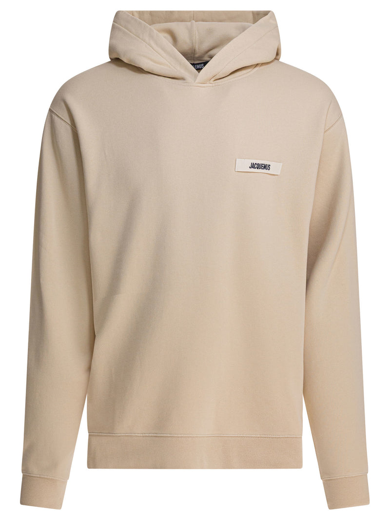 Jacquemus Sudadera con Capucha Jacquemus Gros Grain Beige Hombre - World Class Fashion