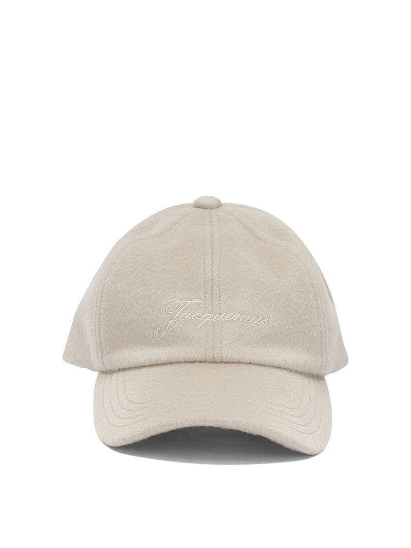 Jacquemus Jacquemus Le Casquette Cachemiro Baseball Hat Beige - World Class Fashion