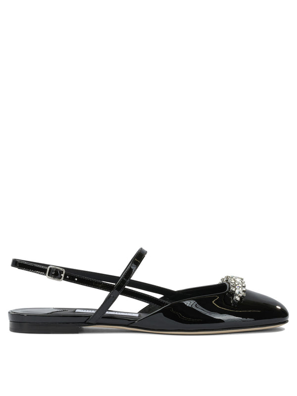 Jimmy Choo "belinda" Slingback Ballet Flats