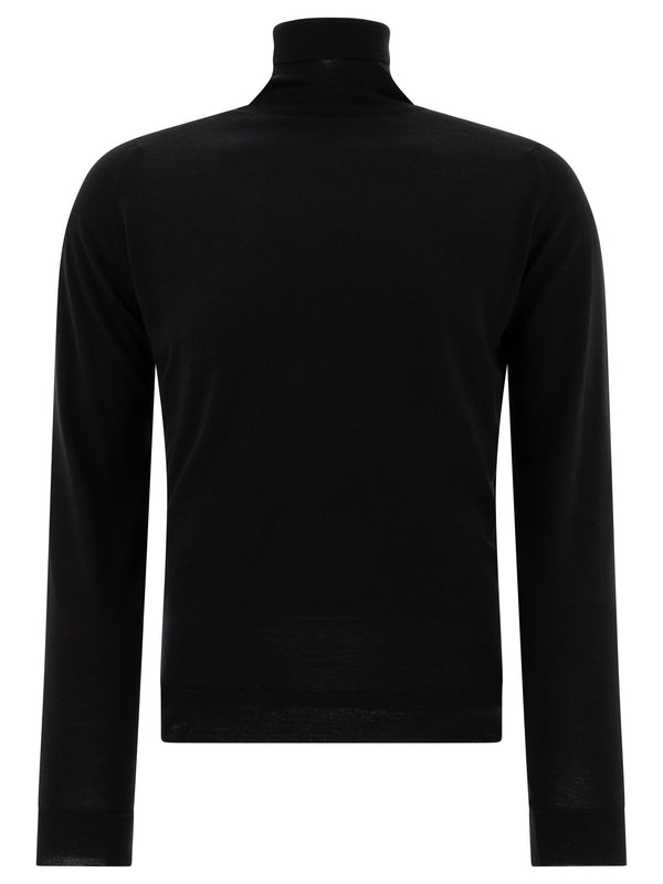 John Smedley Merino Wool "cherwell" Turtleneck Sweater