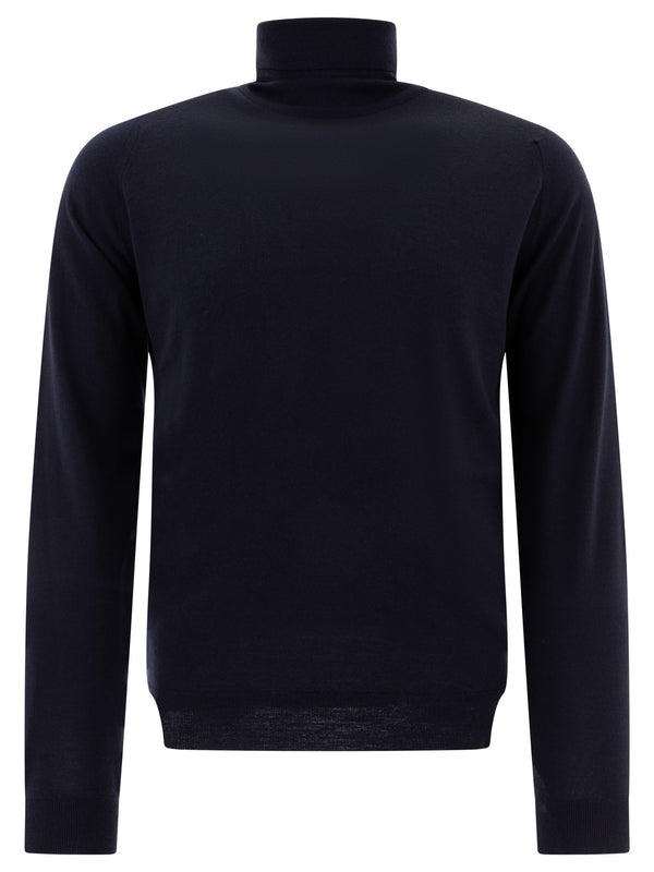 John Smedley Merino Wool "cherwell" Turtleneck Sweater