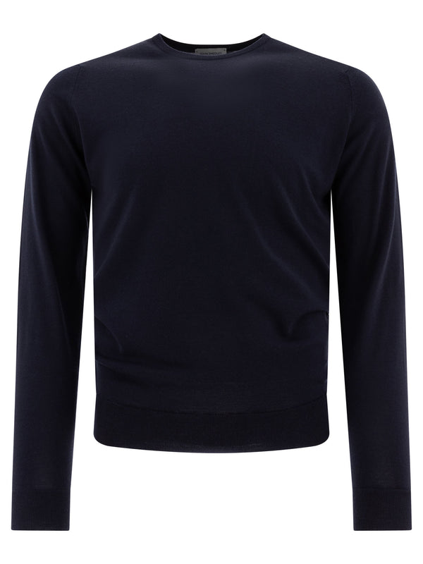 John Smedley Merino Wool "lundy" Crewneck Sweater In