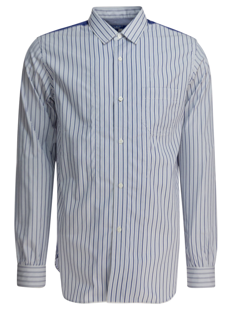 Junya Watanabe Man Junya Watanabe Man Cotton Shirt Light Blue - World Class Fashion