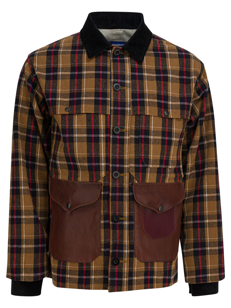 Junya Watanabe Man Junya Watanabe Man Lightweight Check Jacket Brown - World Class Fashion