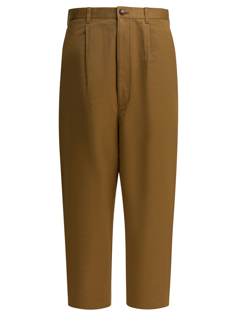 Junya Watanabe Man Junya Watanabe Man Cotton Trousers Brown Men - World Class Fashion