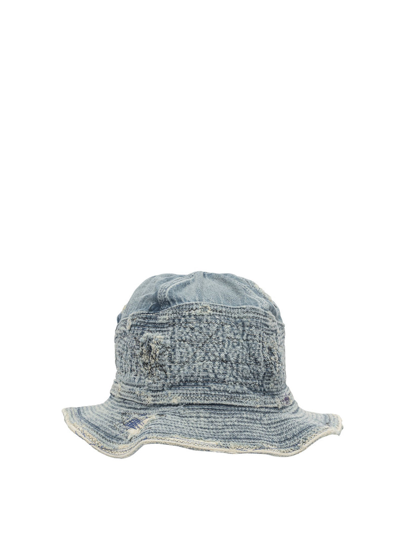 Kapital Kapital The Old Man And The Sea Bucket Hat Blue - World Class Fashion