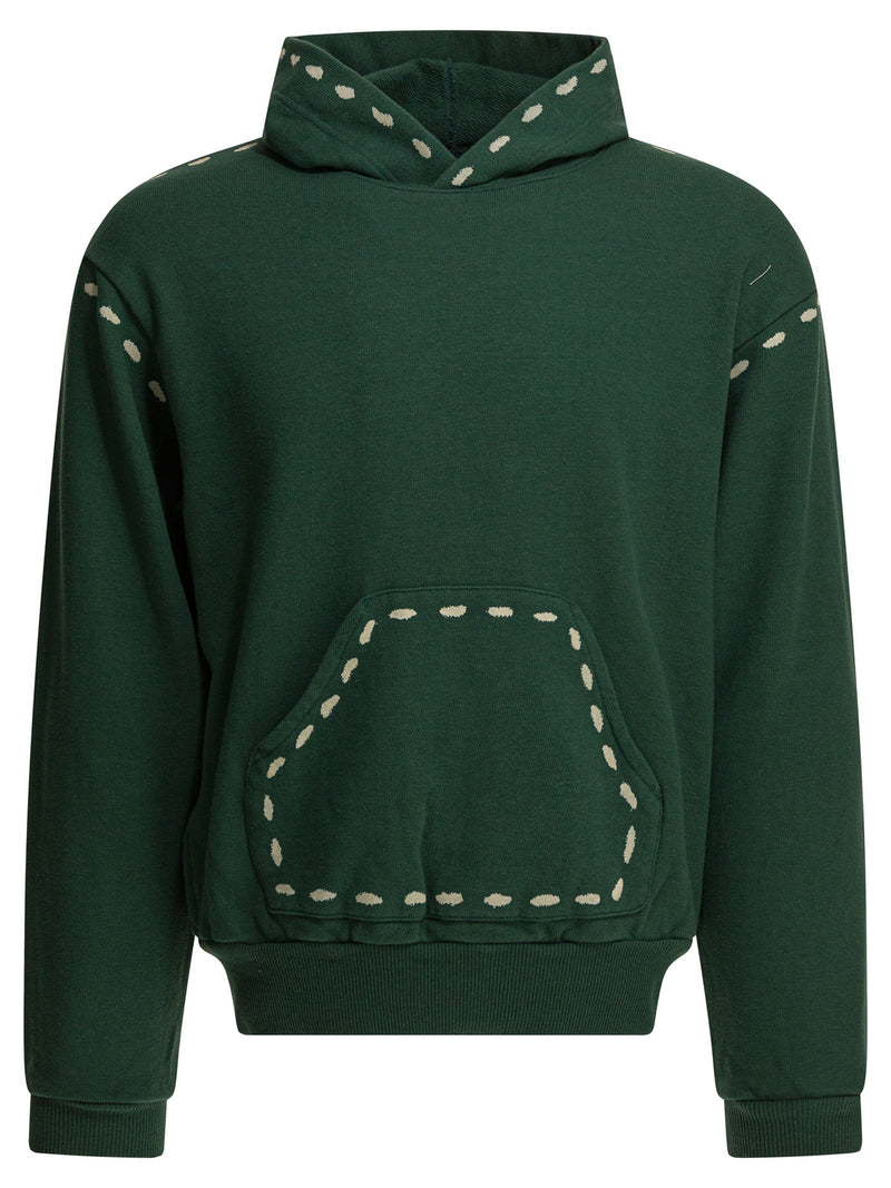 Kapital Sudadera con capucha verde Kapital Marionette - World Class Fashion