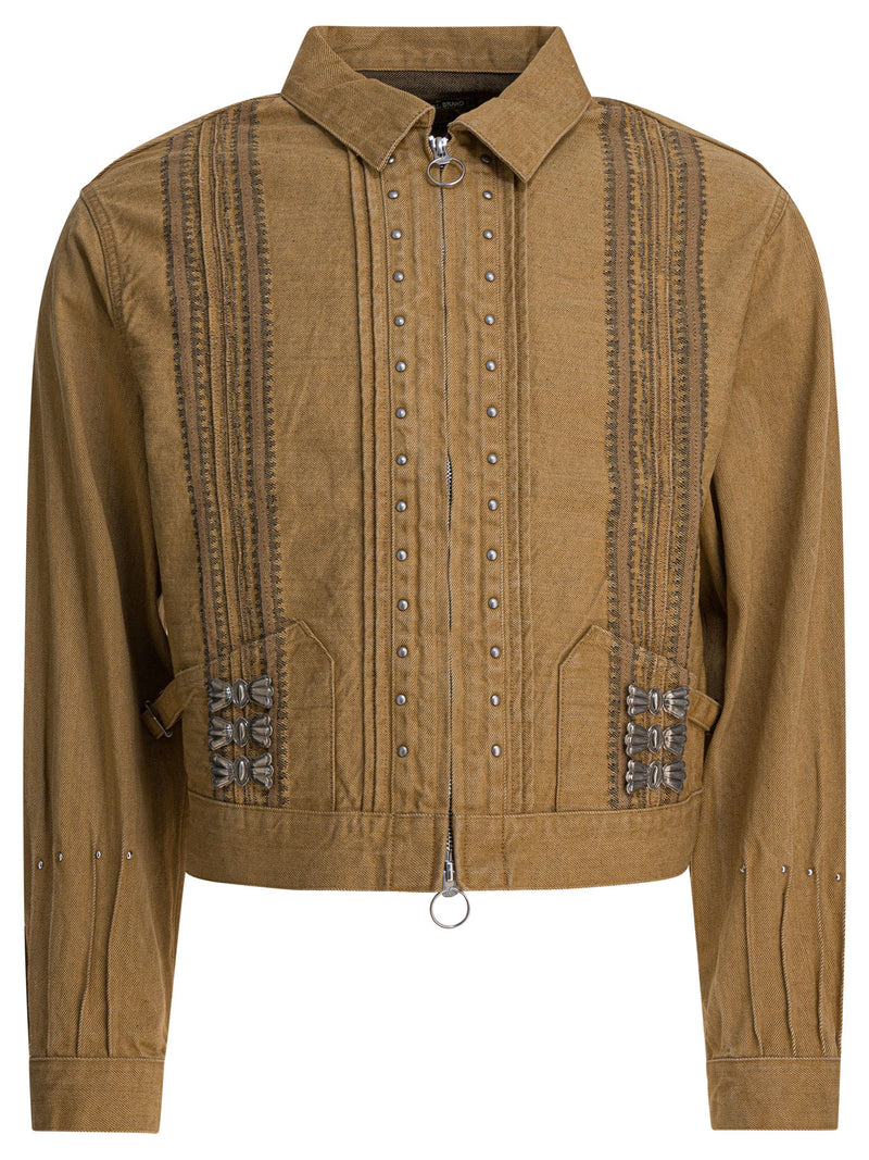 Kapital Kapital Drizzler Overshirt Jacket Beige - World Class Fashion