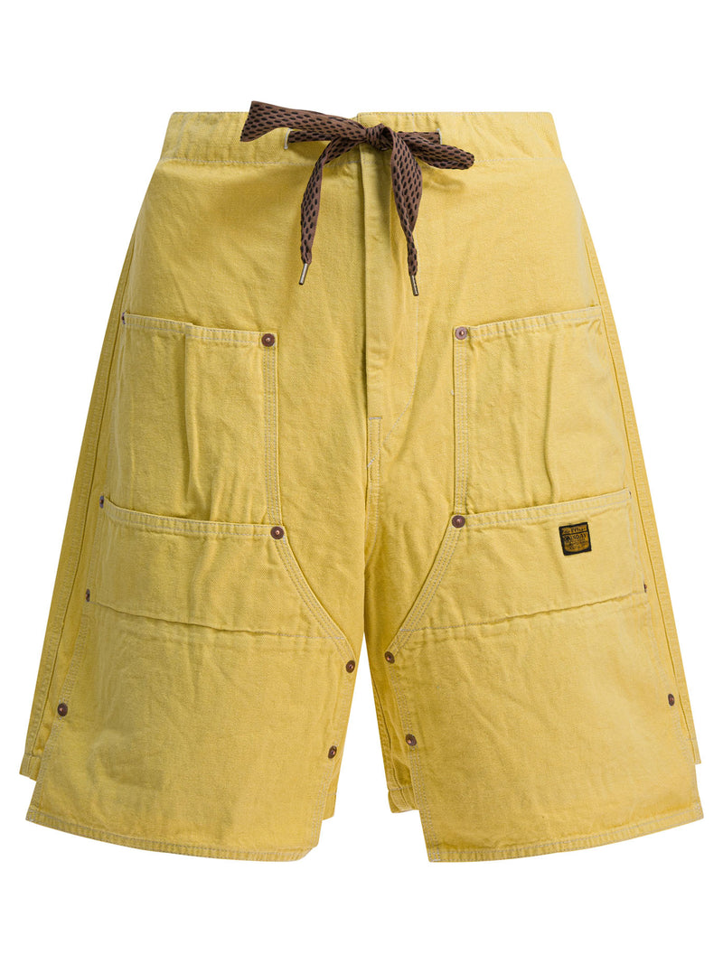 Kapital Kapital W-N-Easy Shorts Amarillos Hombre - World Class Fashion