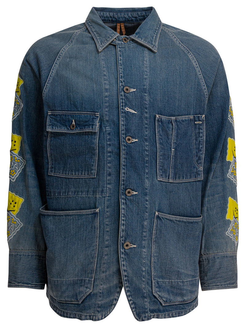 Kapital Kapital Peckish Amifo Sleeve Model Jacket Blue - World Class Fashion