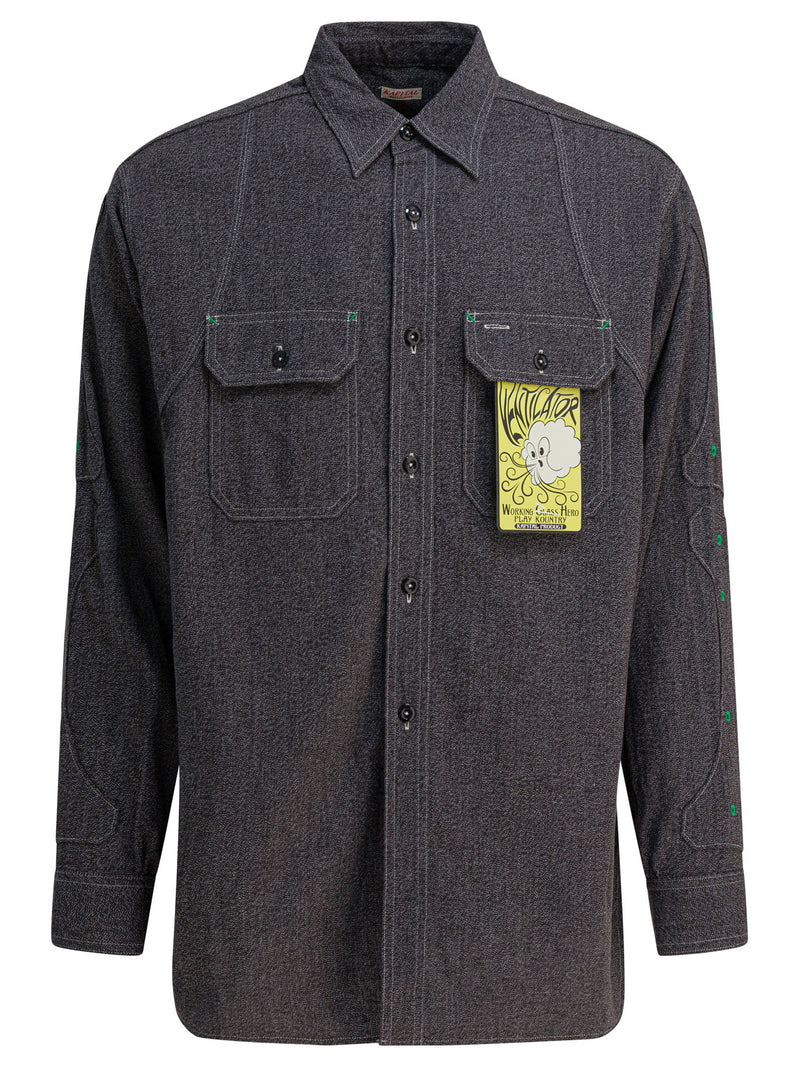 Kapital Kapital Bone Shirt Grey Men - World Class Fashion
