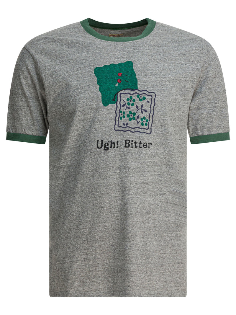 Kapital Camiseta de algodón Kapital gris para hombre - World Class Fashion