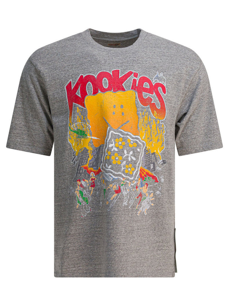 Kapital Camiseta Kapital Kookies Gris - World Class Fashion
