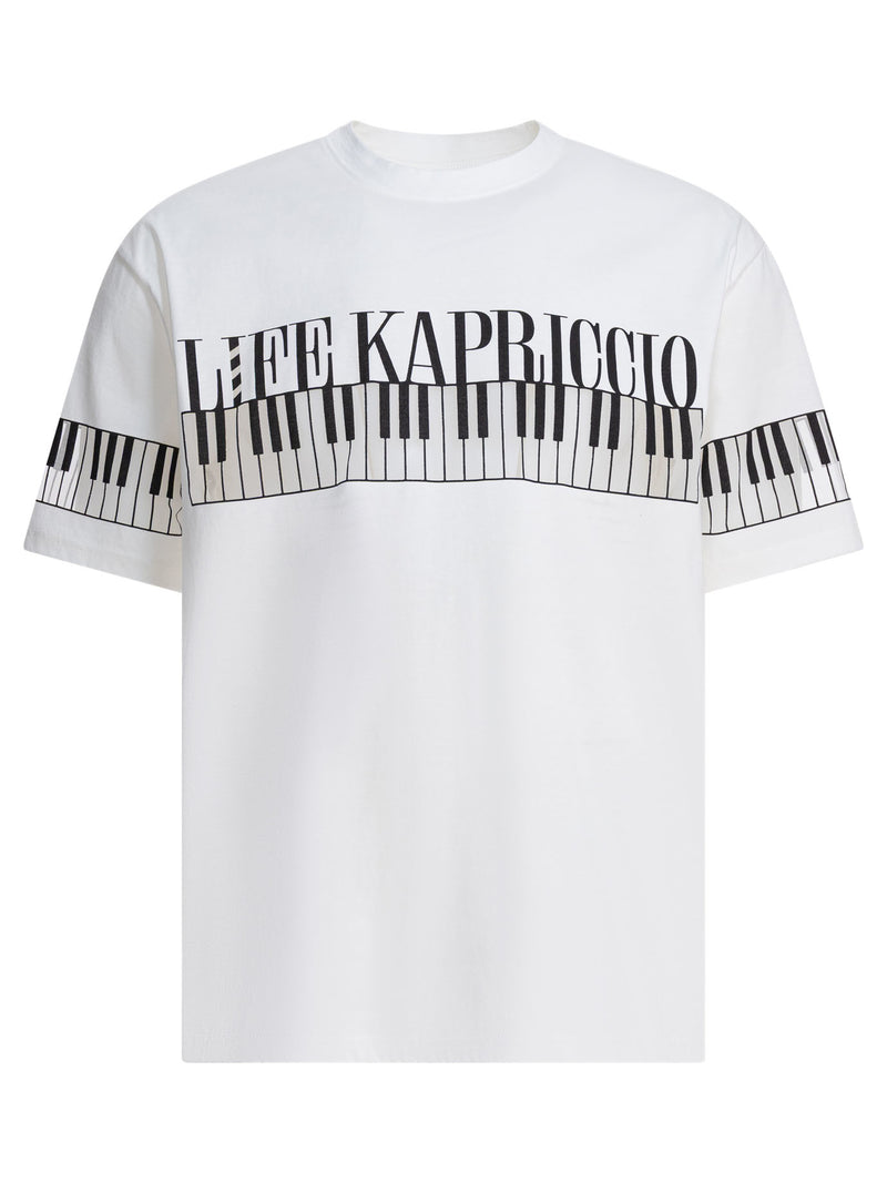 Kapital Kapital Life Kapriccio Piano Camiseta Blanca - World Class Fashion