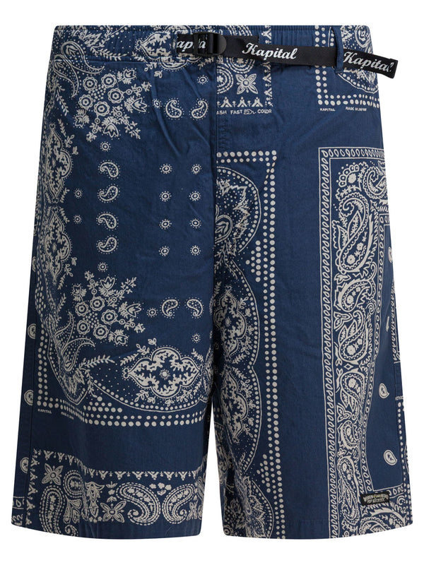 Kapital Paisley Print Shorts