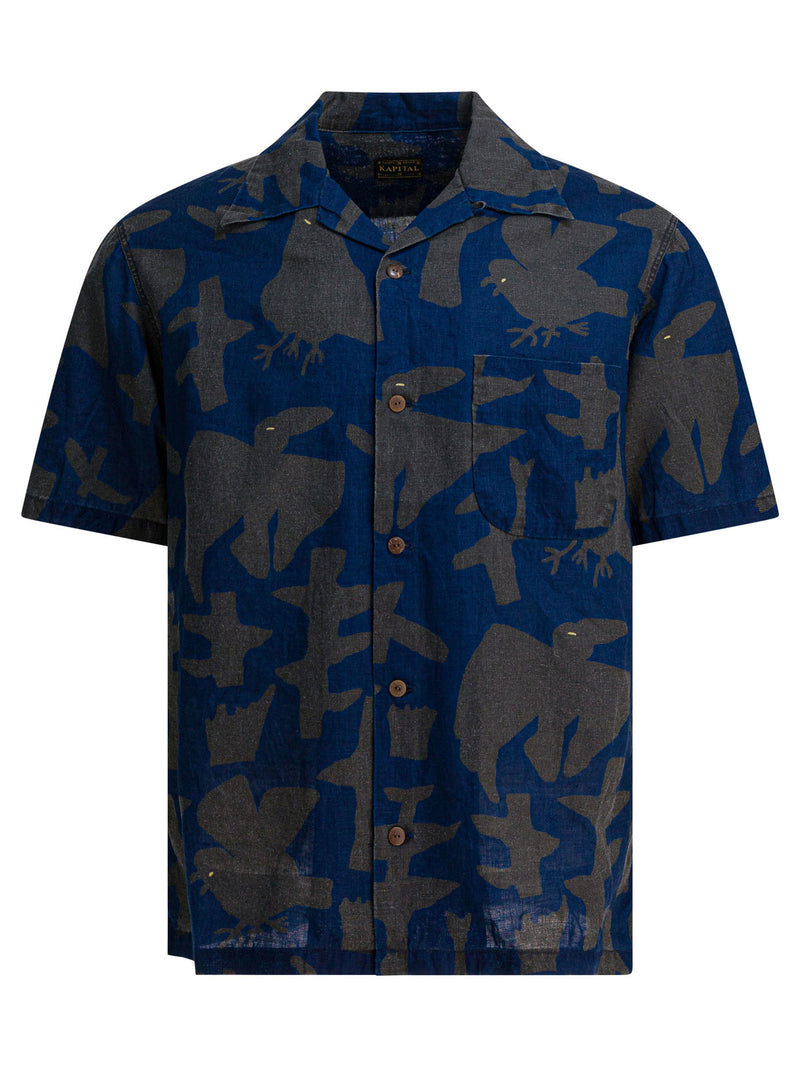 Kapital Kapital Guiding Light Aloha Shirt Blue - World Class Fashion