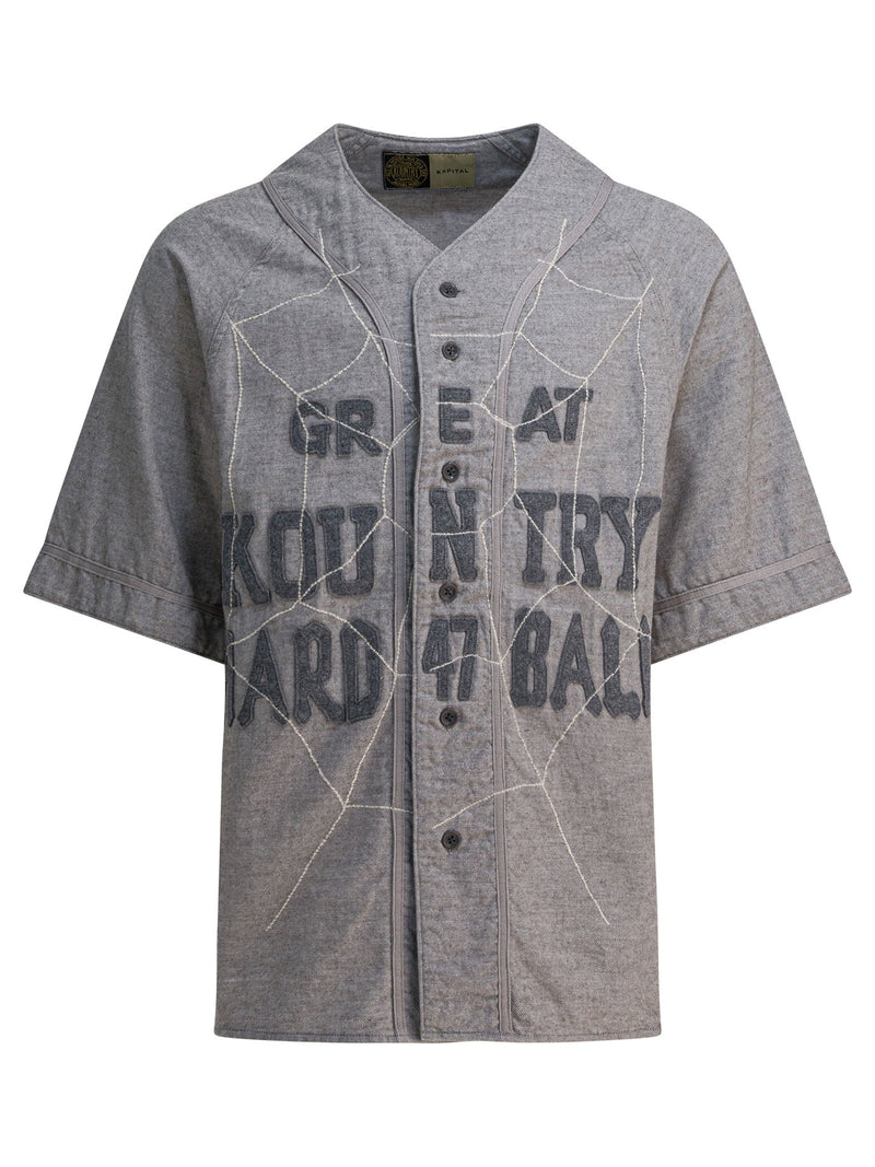 Kapital Kapital Great Kountry Shirt Gray Men - World Class Fashion