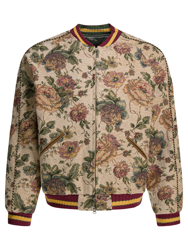 Kapital Kapital Gobelin Souvenir Bomber Jacket Beige - World Class Fashion