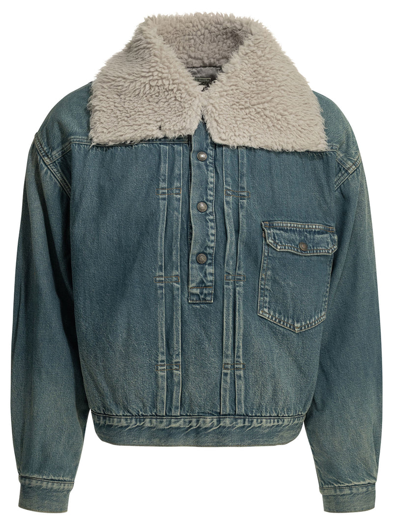Kapital Kapital 1st Jkt Anorak Denim Jacket Blue - World Class Fashion