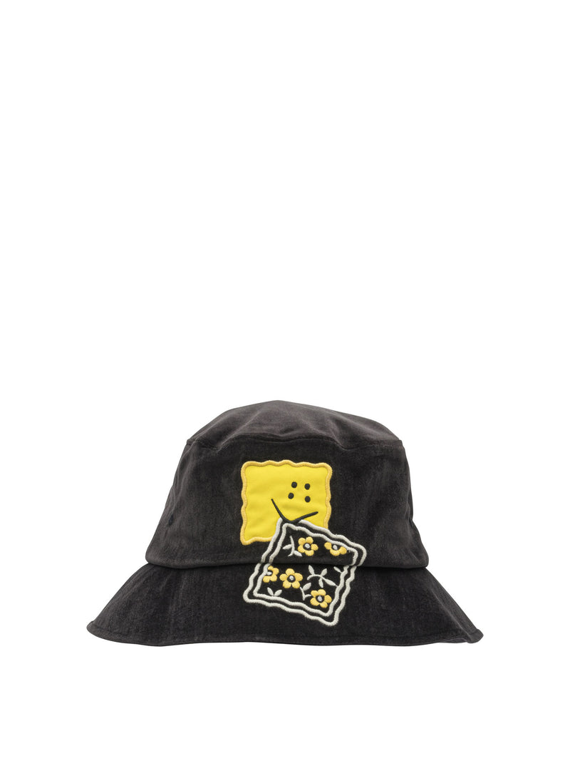 Kapital Kapital Peckish Rainbowy Bucket Hat Black - World Class Fashion
