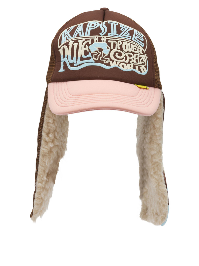 Kapital Kapital Kapsize Rule Trucker Hat Brown - World Class Fashion
