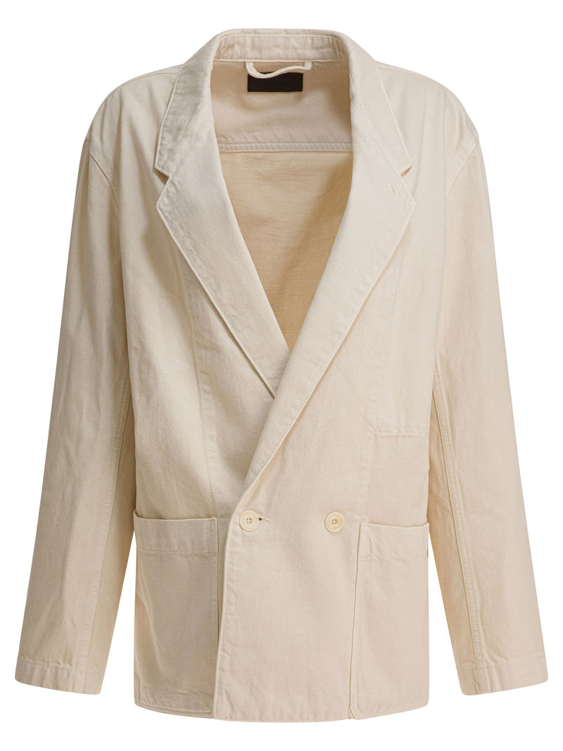Lemaire Lemaire Americana de trabajo beige para mujer - World Class Fashion