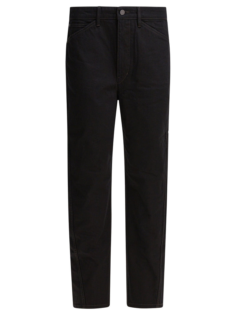 Lemaire Lemaire Twisted Jeans Black Women - World Class Fashion