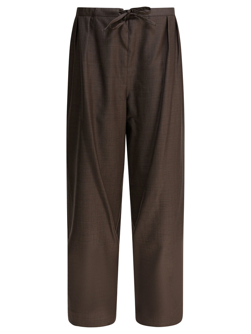 Loulou De Saison Loulou De Saison Cove Pantalones Marrones Mujer - World Class Fashion