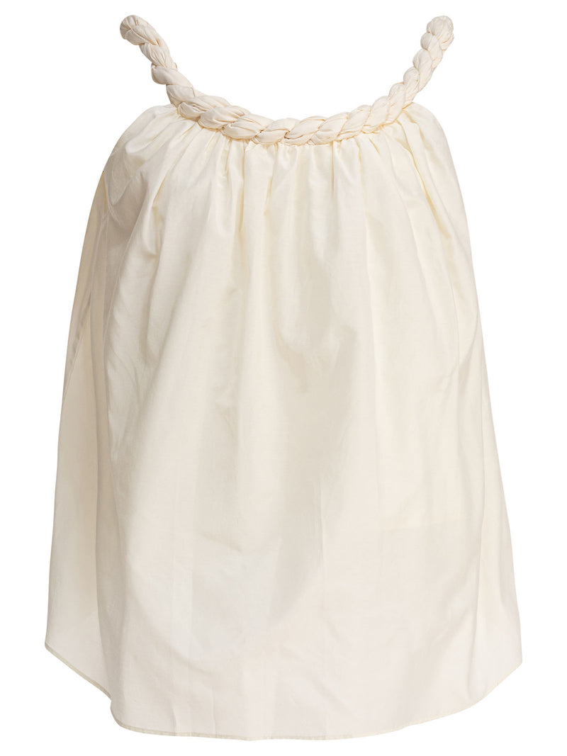 Loulou De Saison Loulou De Saison Garino Ivory Top Beige - World Class Fashion