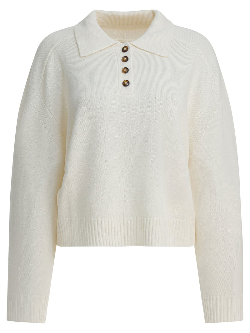 Loulou De Saison Jersey de cachemira Loulou De Saison Homere blanco - World Class Fashion