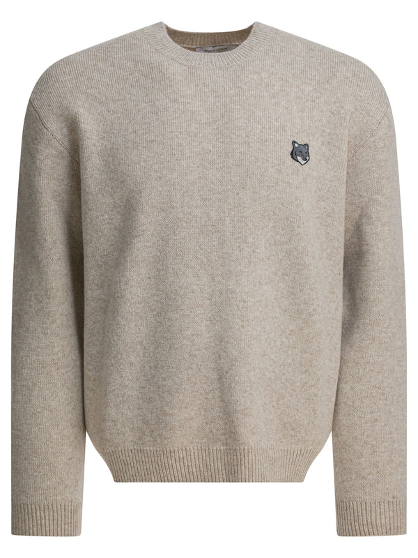Maison Kitsuné Wool Crewneck Sweater