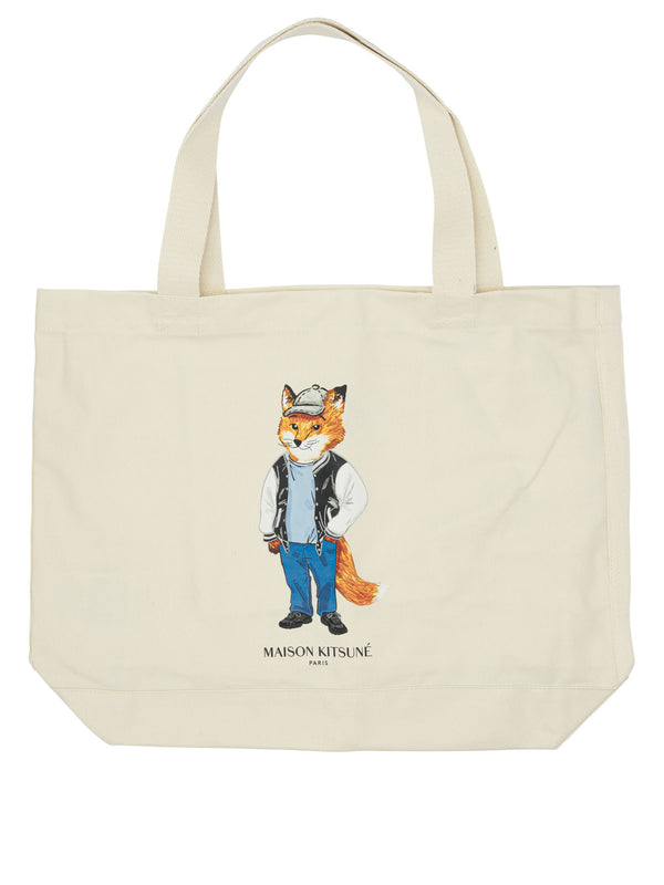 Maison Kitsune "fox" Tote Bag