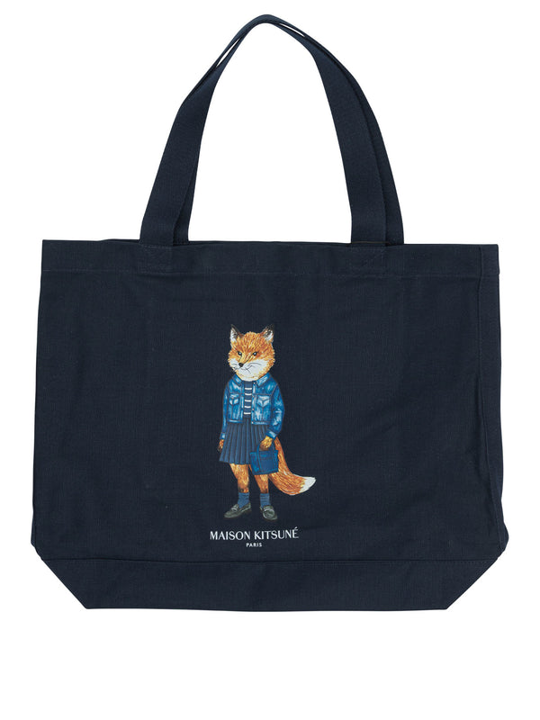 Maison Kitsune "fox" Tote Bag