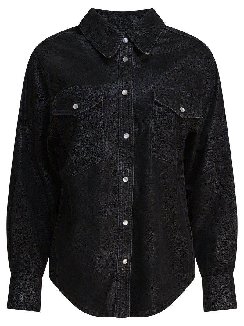 Marant Étoile Marant Étoile Women's Black Shirt 25ACH0240FAC3B01E01BK - World Class Fashion