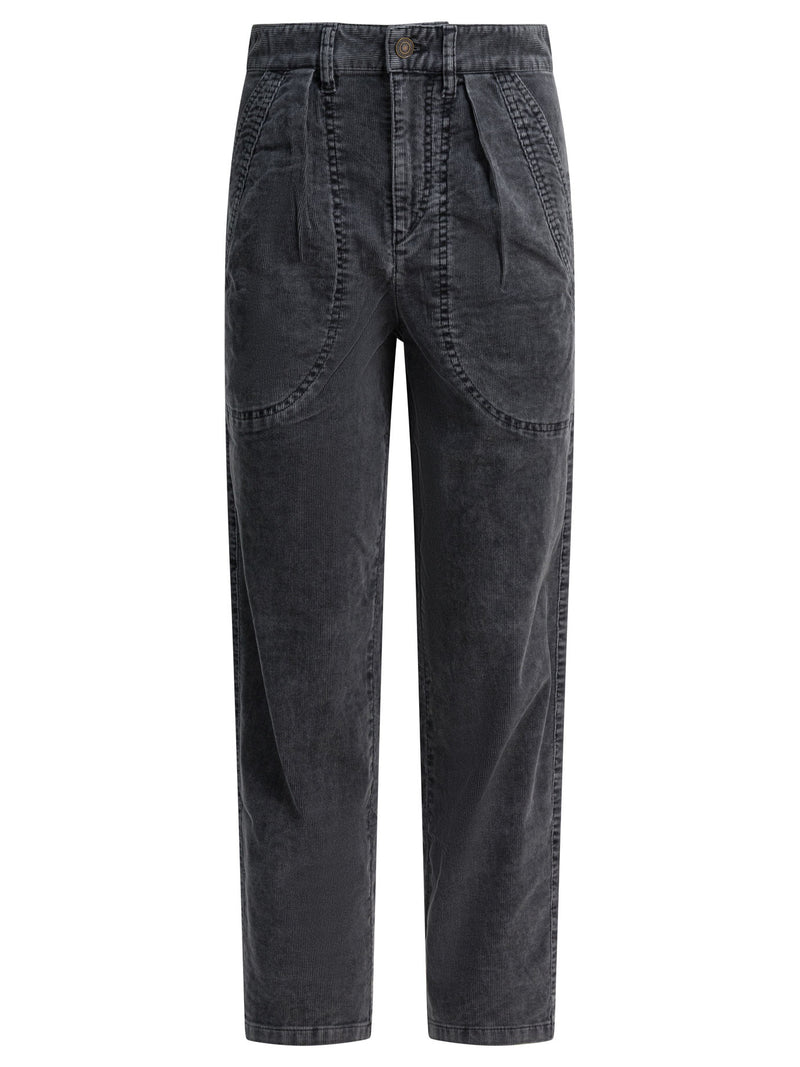 Marant Étoile Pantalones Onyta de Marant Étoile para mujer, negros - World Class Fashion
