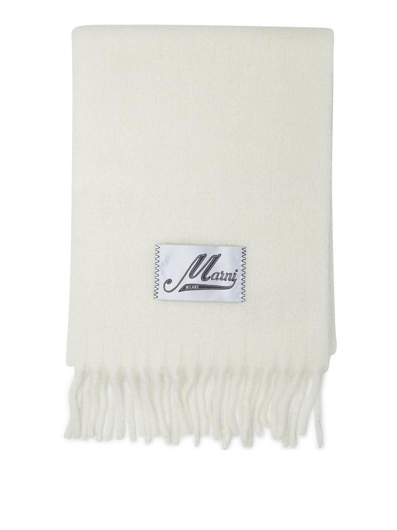 Marni Marni White Alpaca Blend Women Scarf - World Class Fashion