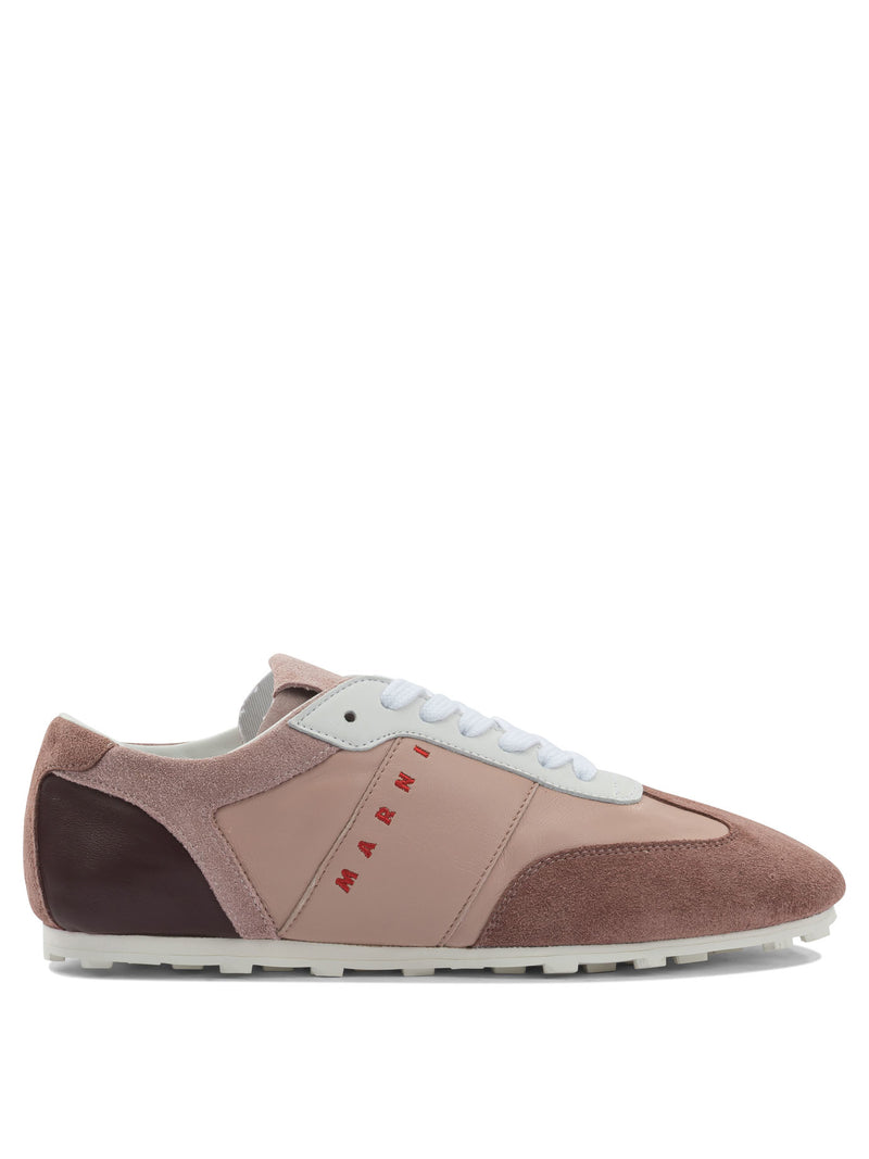 Marni Zapatillas de piel Marni rosas para mujer - World Class Fashion