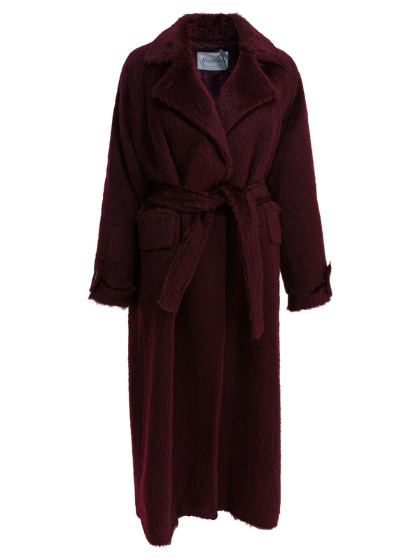 Max Mara Alpaca And Wool Long Coat