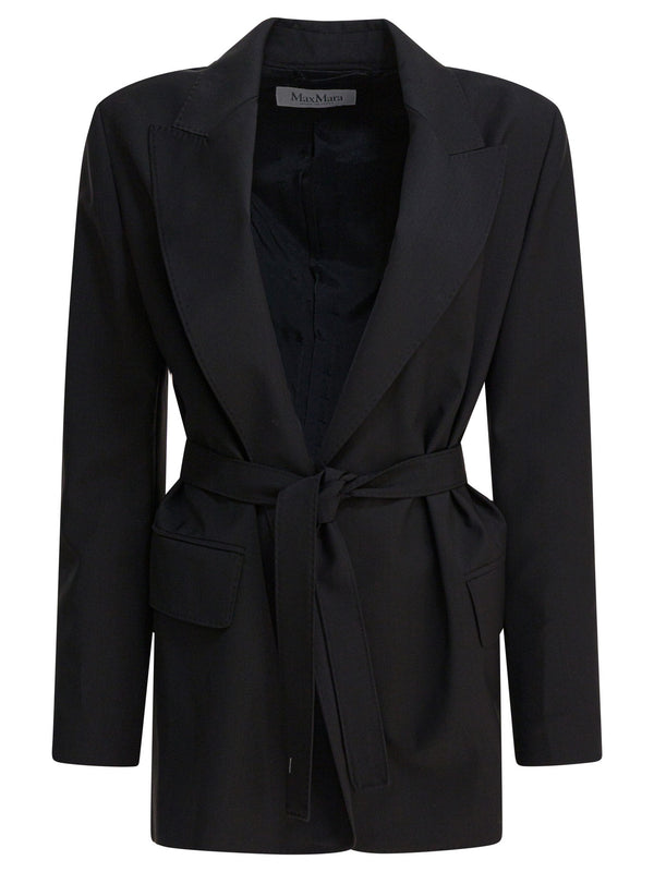 Max Mara Wool Canvas Blazer