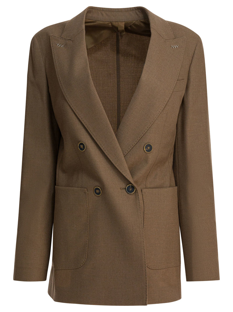 Max Mara Chaqueta de cachemir marrón para mujer Max Mara - World Class Fashion
