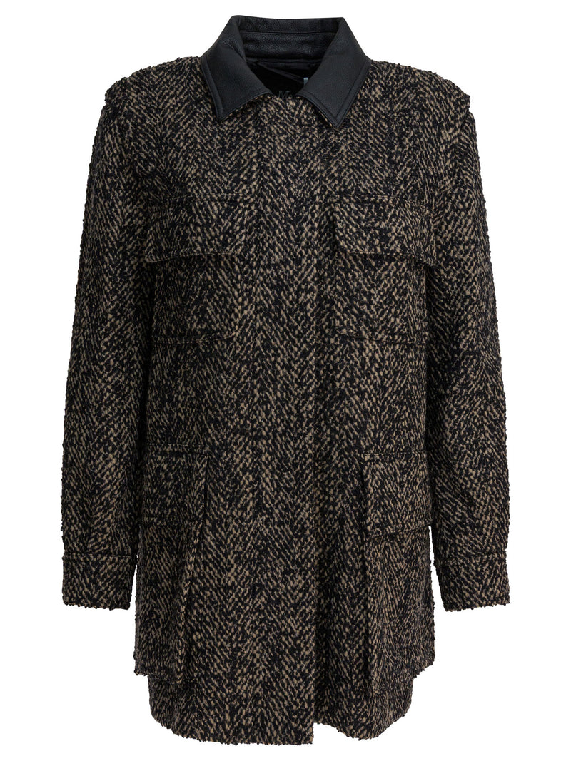 Max Mara Max Mara Tweed Wool Coat Brown Women - World Class Fashion