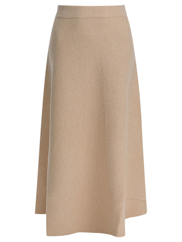 Max Mara Wool And Cashmere Flared Skirt