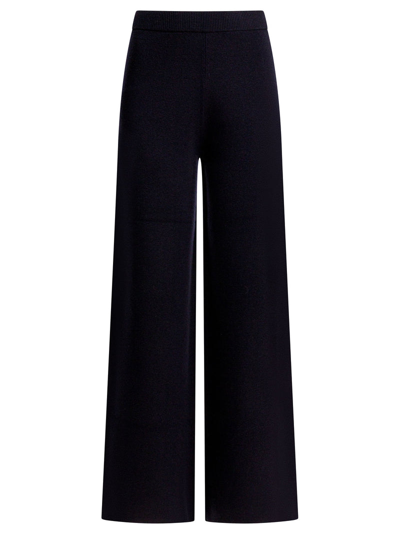 Max Mara Pantalones Max Mara de lana y cachemira azules para mujer - World Class Fashion